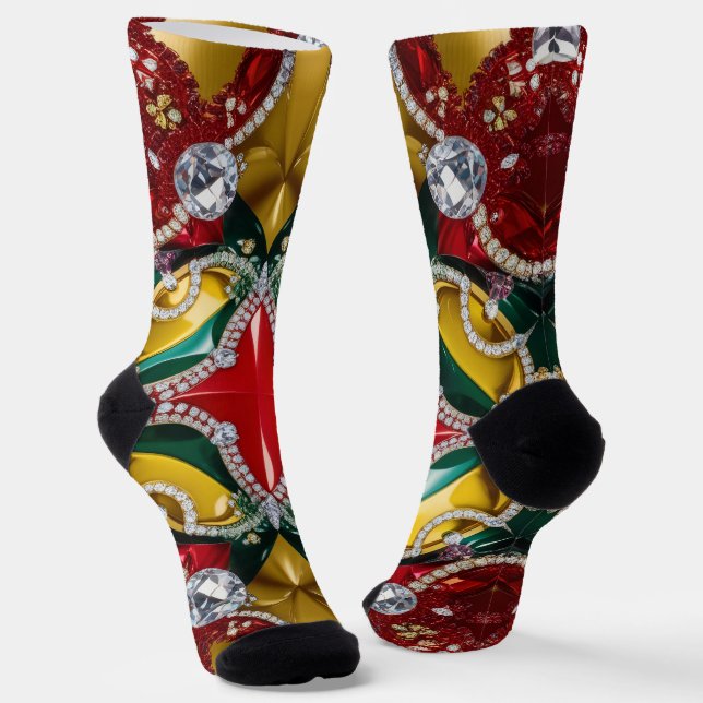 Chaussette Chaussettes durables pour femmes avec les couleurs (Angulaire)