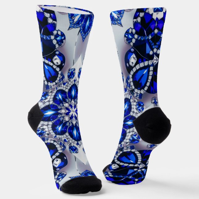 Chaussette Chaussettes durables pour hommes aux couleurs Bleu (Angulaire)