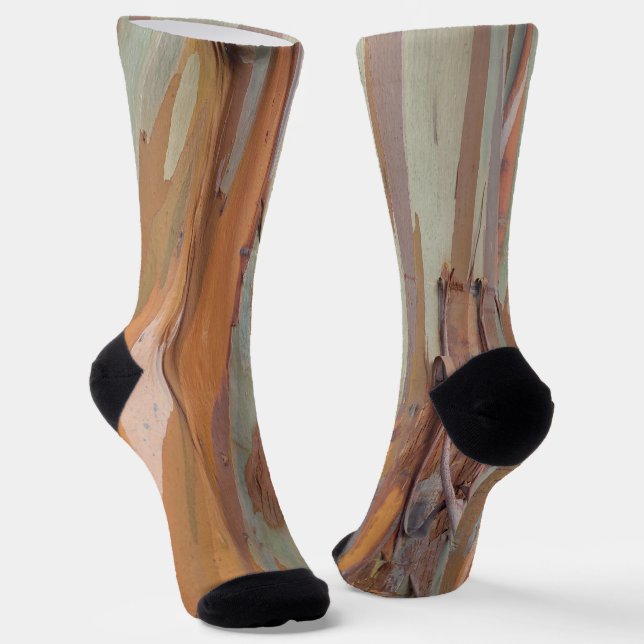 Chaussette Chaussettes Écorce d'Arbre Camo Vert (Angulaire)