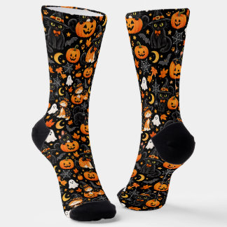 Chaussette Chaussettes effrayantes mignonnes d'Halloween pour