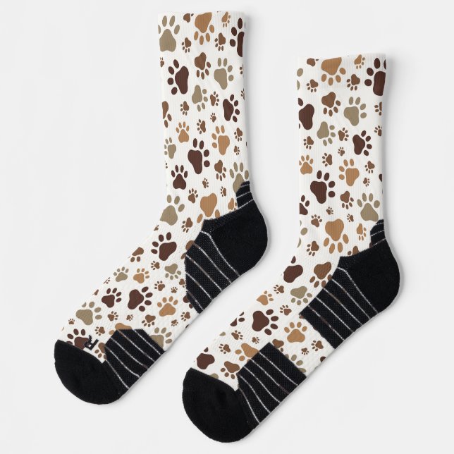 Chaussette Chaussettes Empreintes de Patte (Gauche)