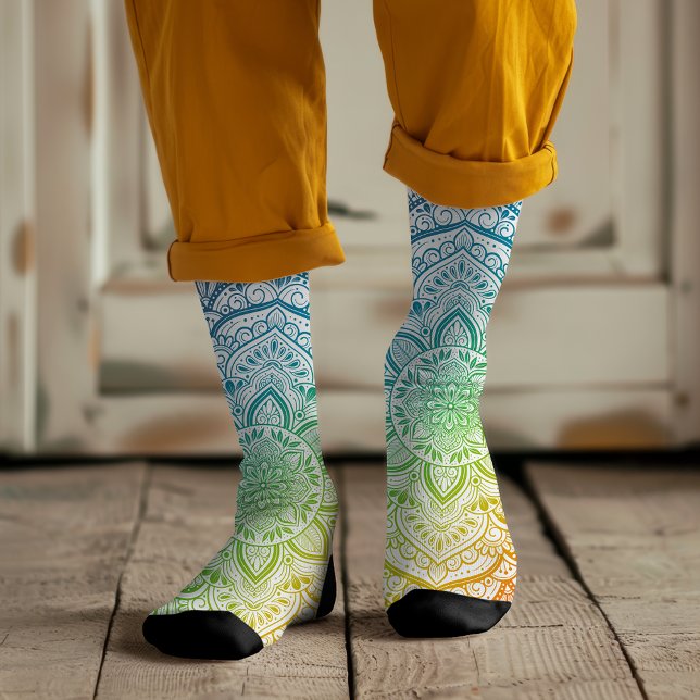 Chaussette Chaussettes équipage Aki Mandala (Créateur téléchargé)