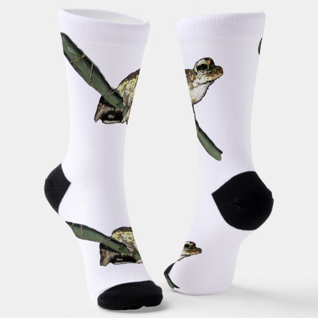 Chaussette Chaussettes équipage, Grenouille arboricole peinte (Angulaire)