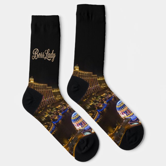 Chaussette Chaussettes Équipe Dame Patronne (Droite)