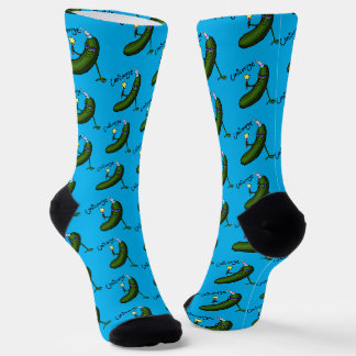 Chaussette Chaussettes fantaisie Licorne Courgette