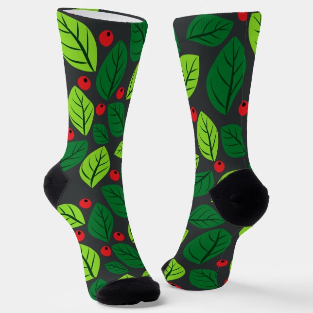 Chaussette Chaussettes "Feuilles & Berries" (Angulaire)