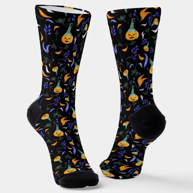 Chaussette Chaussettes forestières d'Halloween #2 (Angulaire)