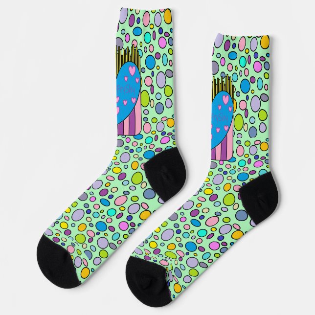 Chaussette Chaussettes FreakyFryShy (Gauche)