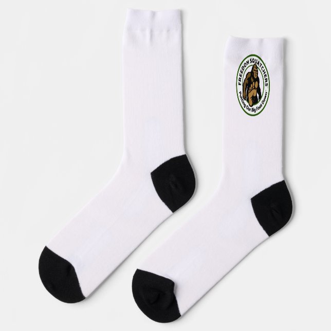 Chaussette Chaussettes Freedom Squatchers "Big Foot Down" (Gauche)