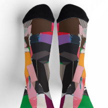 Chaussettes funky unisex Chaussettes colorées Chau