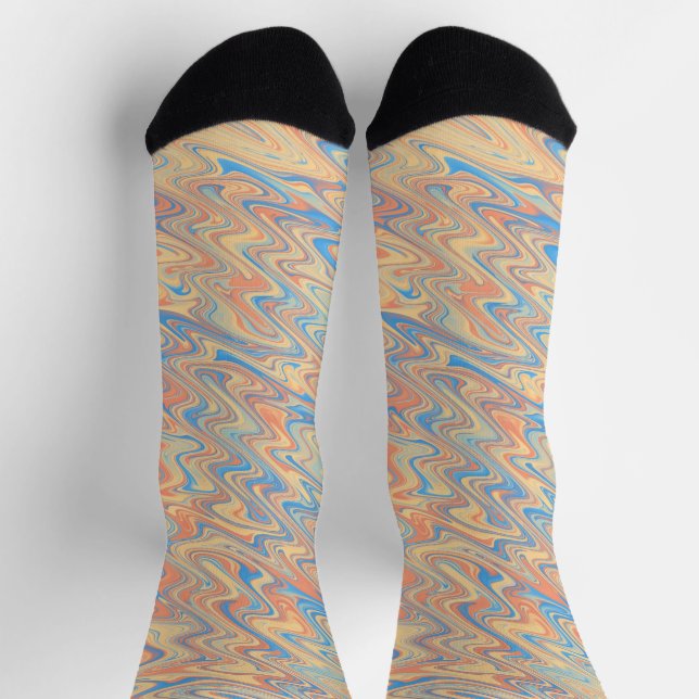 Chaussette Chaussettes Funky Waves (Haut)