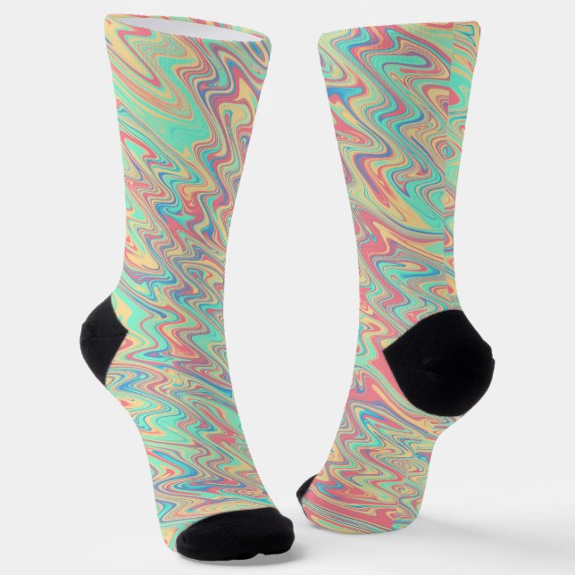 Chaussette Chaussettes Funky Waves (Angulaire)