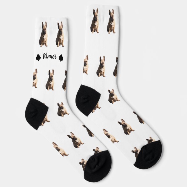 Chaussette Chaussettes gagnantes de bouledogue français (Droite)