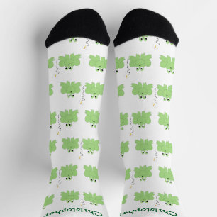 Chaussette Chaussettes Grenouilles Et Dessin Libellule