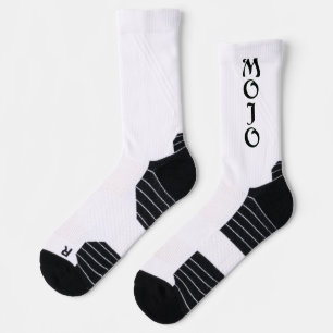 Chaussette Chaussettes haute performance noir et blanc Mojo