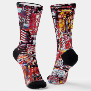 Chaussette Chaussettes hautes – Fragmented Pulse