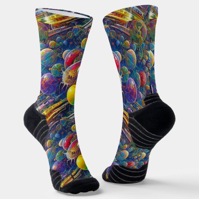 Chaussette chaussettes hautes performances Space Race (Angulaire)