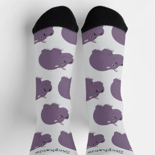 Chaussette Chaussettes Hippopotamus Design
