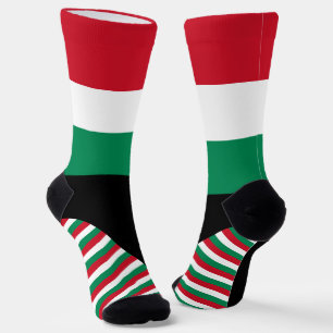 Chaussette Chaussettes Hongrie, couleurs du drapeau hongrois