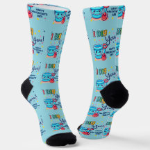 Chaussettes « I Dig You » – Cadeau de la Saint-Val