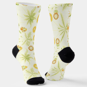Chaussette Chaussettes Jaune Textile vintage