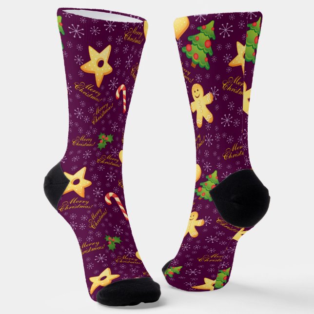 Chaussette Chaussettes Joyeux Noël #2 (Angulaire)