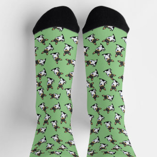 Chaussette Chaussettes KiniArt Corgi