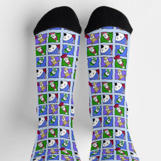 Chaussette Chaussettes KiniArt Winter Westies