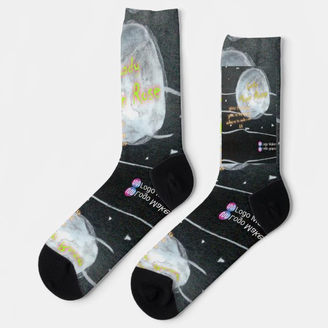 Chaussette Chaussettes Lady Moonrose (Gauche)