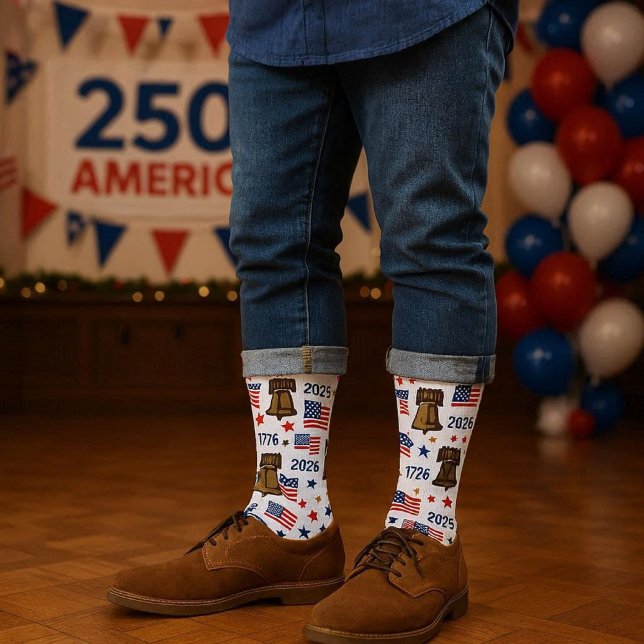 Chaussette Chaussettes Liberty Bell pour le 250e anniversaire (Créateur téléchargé)