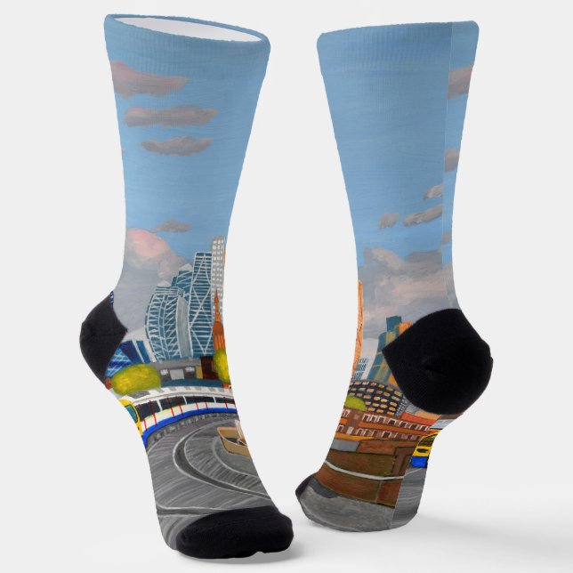 Chaussette chaussettes London Overground (Angulaire)