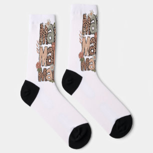 Chaussette Chaussettes "Mama" florales rétro - Cadeau mignon 