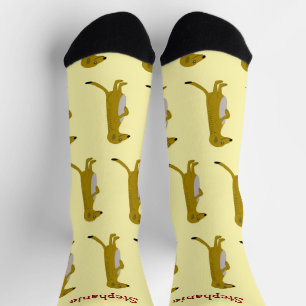 Chaussette Chaussettes Meerkat Design