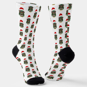 Chaussette Chaussettes Mignonnes de Noël Chouette Motif Ecoss