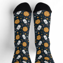 Chaussettes Mignonnes Lait et Cookies