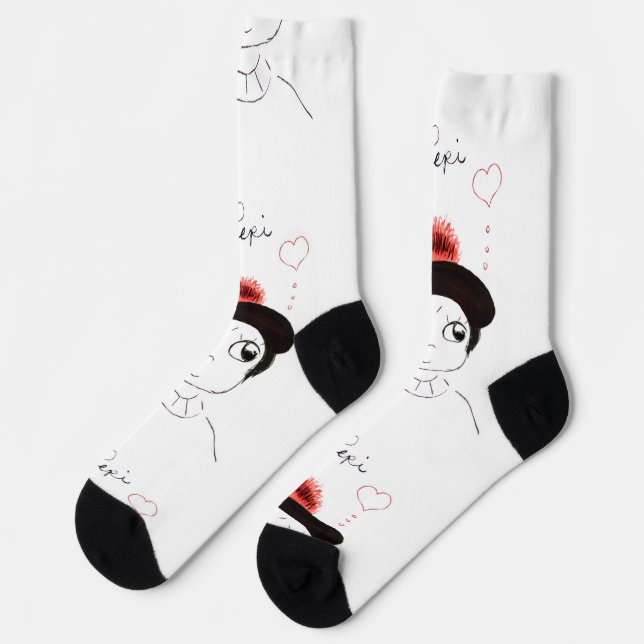 Chaussette Chaussettes mignonnes pour équipage (Gauche)