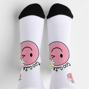 Chaussette Chaussettes Mignonnes Visage Drôle Chaussettes R