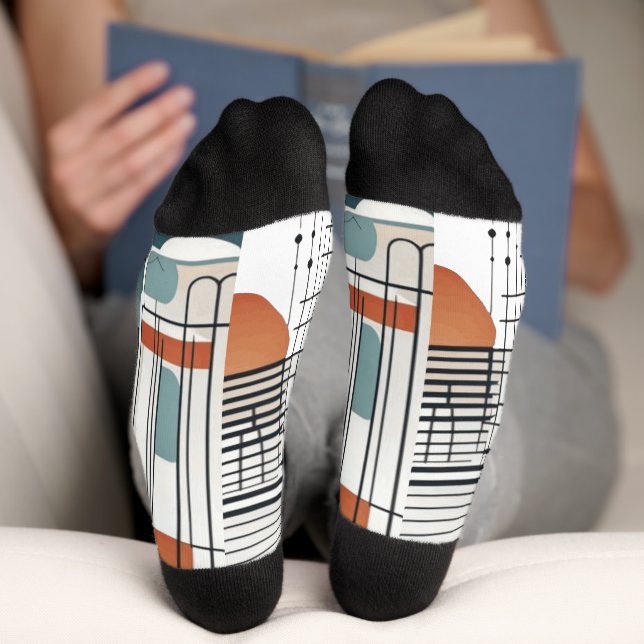 Chaussette Chaussettes minimalistes Abstraites (Fond)