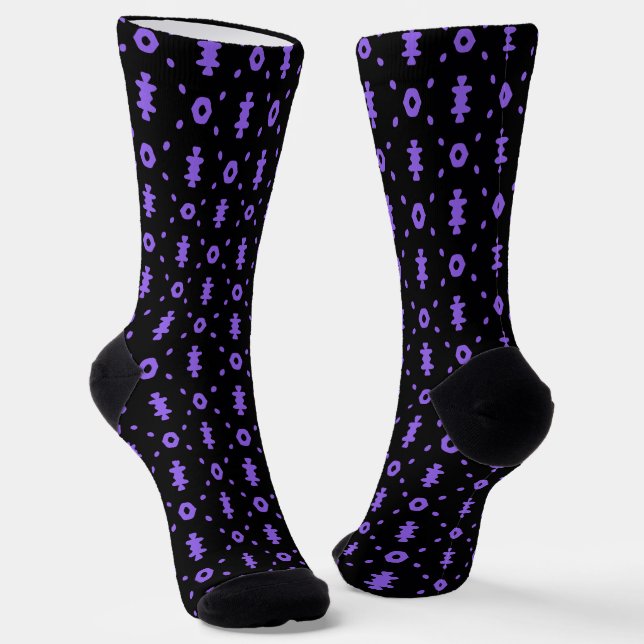 Chaussette Chaussettes Modernes en Mudcloth Afro Pop (Angulaire)