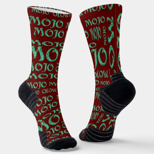 Chaussette Chaussettes mojo rouge haute performance (Angulaire)