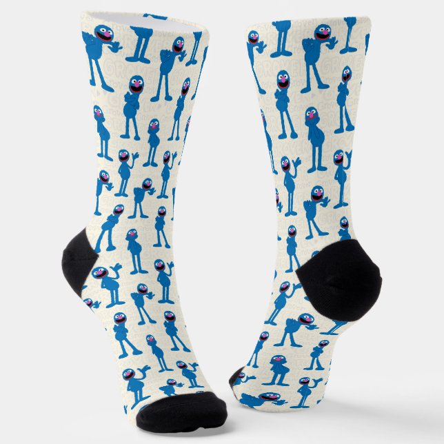 Chaussette Chaussettes Motif Cute Grover (Angulaire)