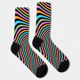 Chaussette Chaussettes Motif Whacky Line