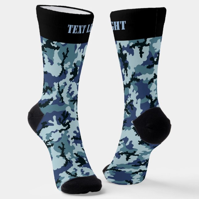 Chaussette Chaussettes Motifs Camouflage de la Marine (Angulaire)