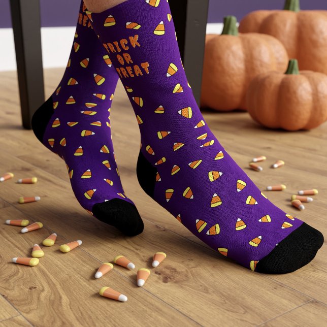 Chaussette Chaussettes Motifs de bonbons pour bonbons pour l' (Treat your feet to the sweetest Halloween delight!)