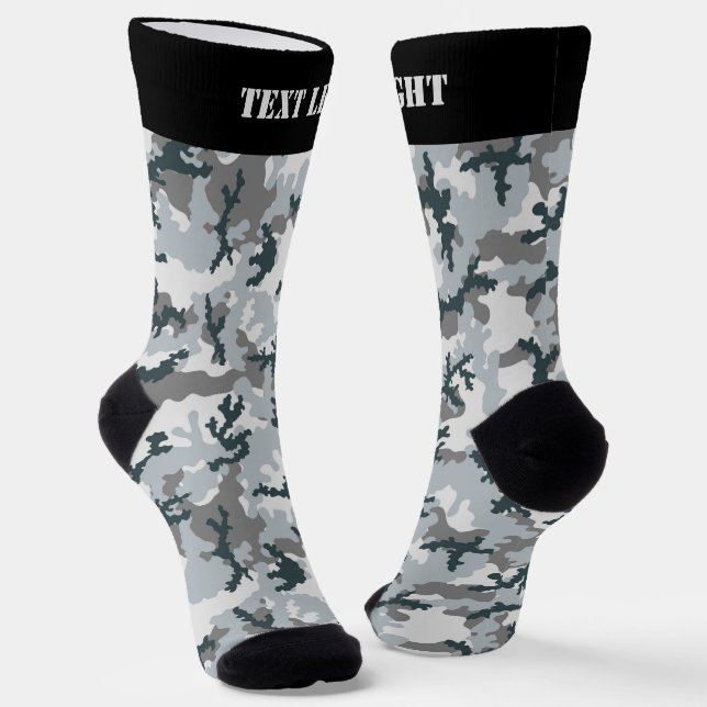 Chaussette Chaussettes Motifs de Camouflage urbain (Angulaire)