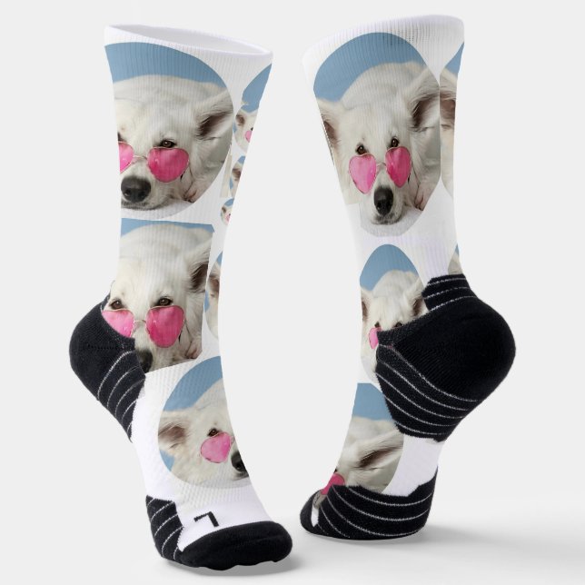 Chaussette Chaussettes motifs de luxe personnalisées (Angulaire)