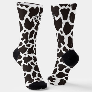 Chaussette Chaussettes Motifs de vache