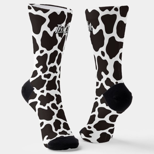 Chaussette Chaussettes Motifs de vache (Angulaire)