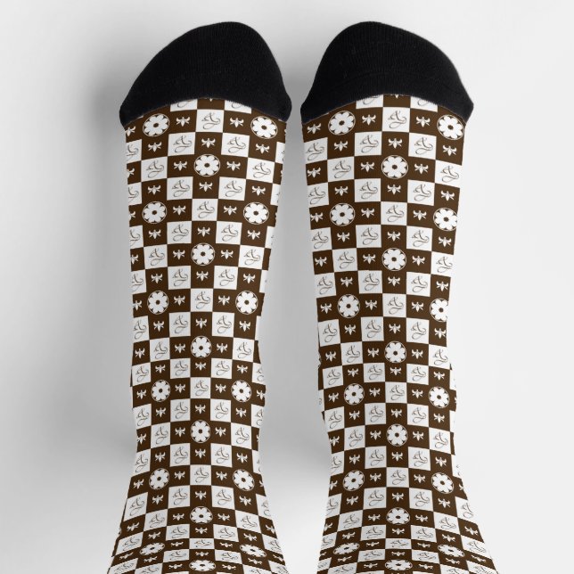Chaussette Chaussettes Motifs élégantes et classiques (Haut)