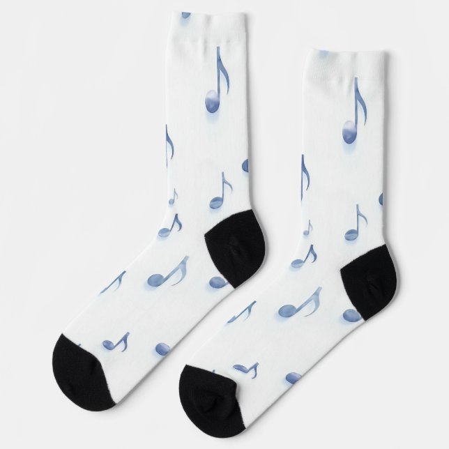 Chaussette Chaussettes motifs musicales (Gauche)